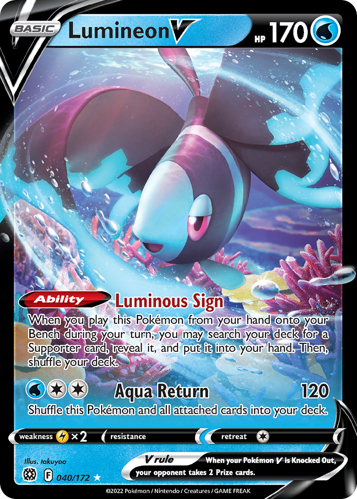 Brilliant Stars Lumineon V #40/172